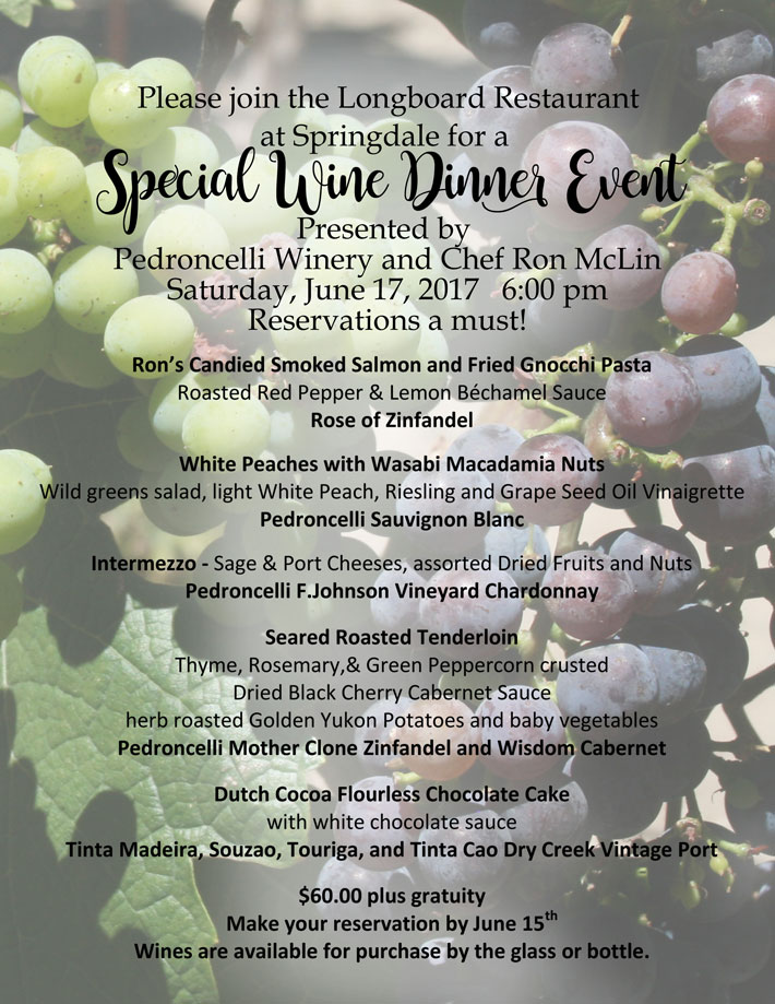 Read more about the article Special Wine Dinner Event – June 17th