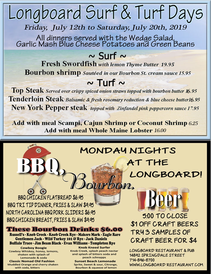 Read more about the article Surf and Turf – BBQ Bourbon Mondays