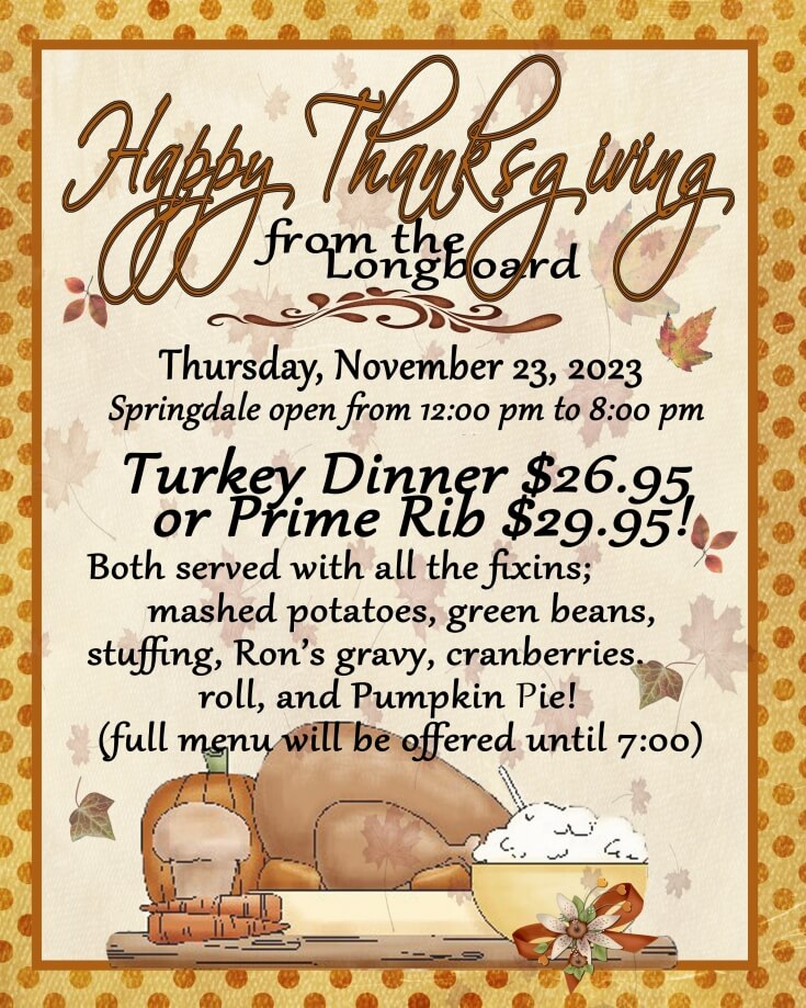 Thanksgiving flyer just that 2023 spring